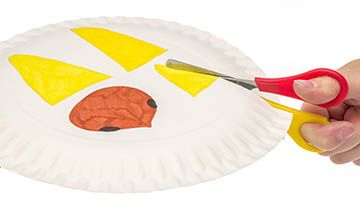 Paper Plate Dinosaur Mask