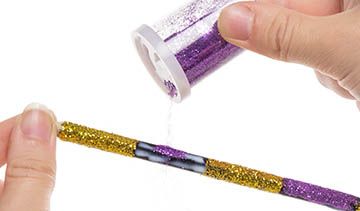 Glitter Pom Pom Pencils