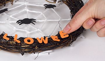 Spider Web Wreath