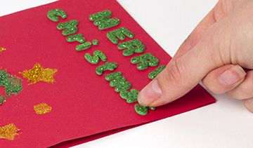 Glittery Christmas Cards