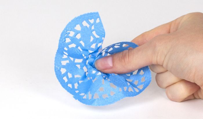 Paper Doily Wreath