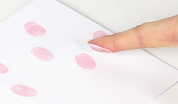 Fingerprint Balloon Card