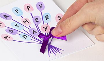 Fingerprint Balloon Card