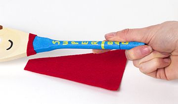 ‘Super Dad’ Spoon Puppet