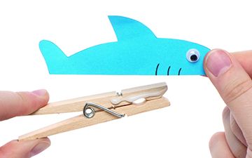 Shark Peg Puppet