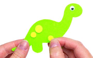 Dinosaur Felt Finger Puppets