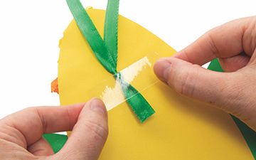 Tissue Paper Corn Decoration