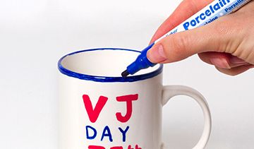 VJ Day Anniversary Mugs