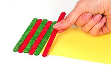 Christmas Folding Pop Stick Card