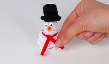 Pipe Cleaner Snowman