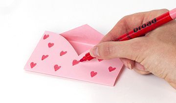 Folding Heart Envelope