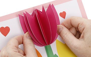 Pop Out Tulip Bouquet Card