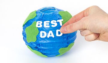 Best Dad in the World Globe