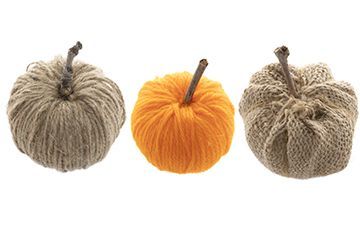 Rustic Wrapped Pumpkins