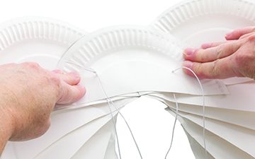 Paper Plate Angel Wings