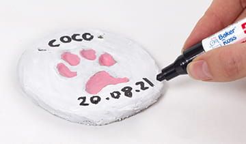 Pet Paw Print Plaque