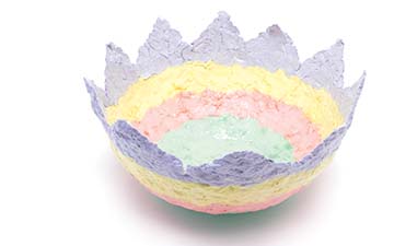 Easter Papier-mâché Bowl