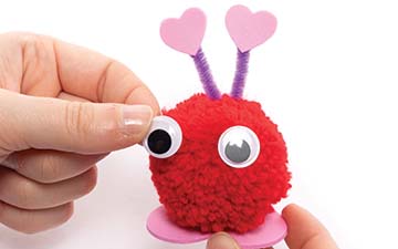 Love Bug Pom Poms