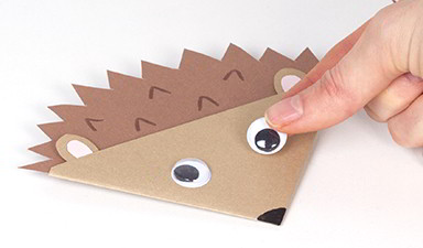 Hedgehog Origami Bookmark