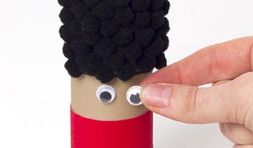 Royal Guard Cardboard Tube Mascot