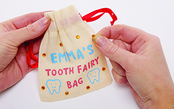 Personalised Tooth Fairy Bag