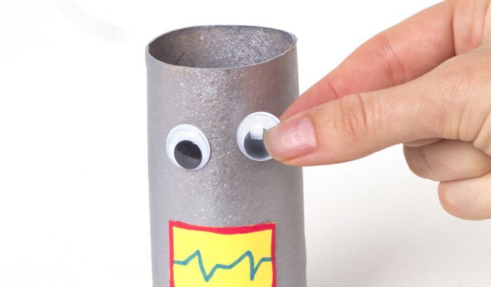 Cardboard Tube Robots