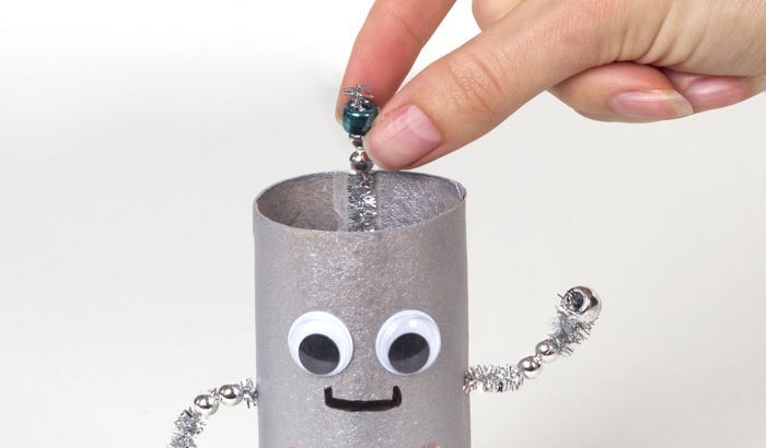 Cardboard Tube Robots