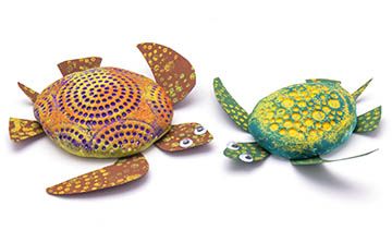 Patterned Sea Turtles