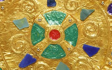 Anglo Saxon Plate Decoration