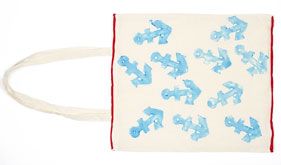 Anchor Print Bag