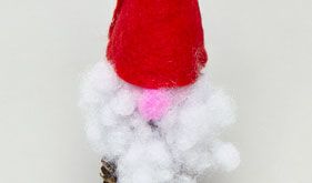 Gnome Pine Cone Decorations