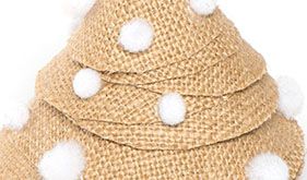 Hessian Tree Ornament