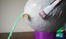 Papier-mâché Owls