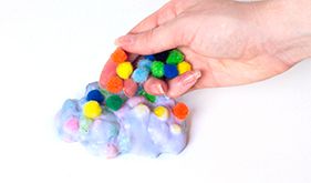 DIY Pom Pom Slime