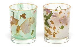 Pressed Flower Tealight Lanterns