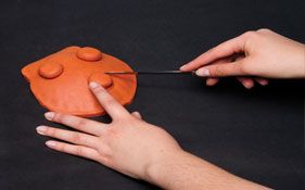 Terracotta Shell Dish