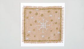 Stitched Snowflake Card