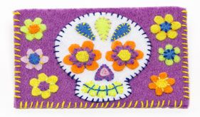 Sugar Skull Travel Card Holder