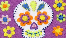 Sugar Skull Travel Card Holder