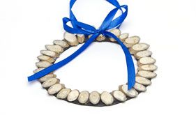 Wood Chip Wreath